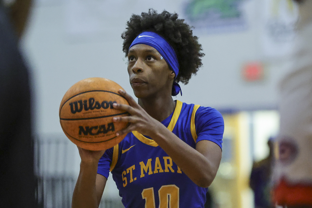 Prep Hoops: Three is a magic number for both St. Martin and West Harrison girls Thursday night
