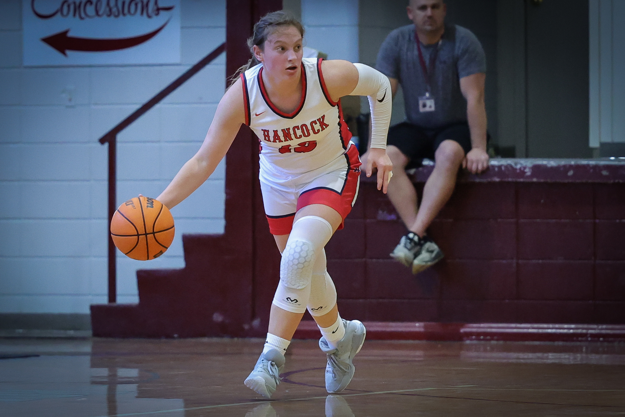 Prep Hoops: Cuevas drains seven 3-pointers in a 33 point outing to lead Hancock past West Jones