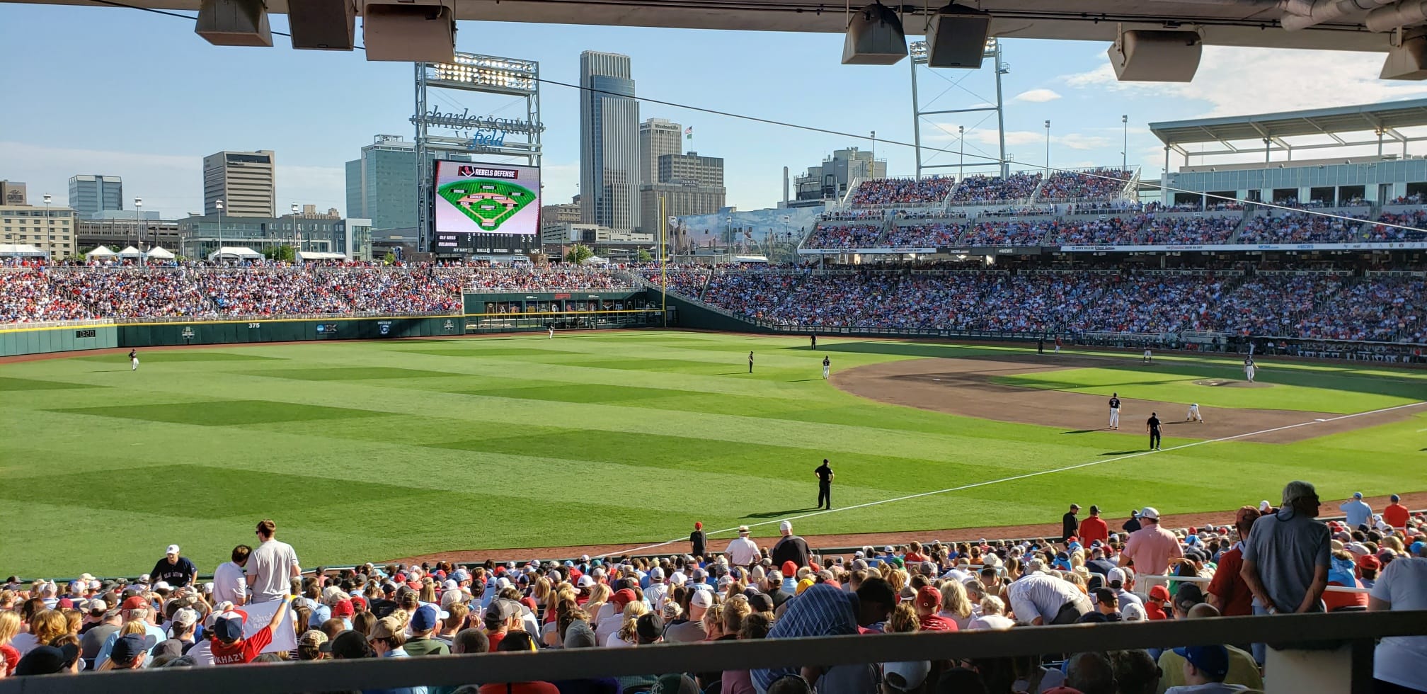 Jackson County man once again spending two weeks catching all the action at the College World Series