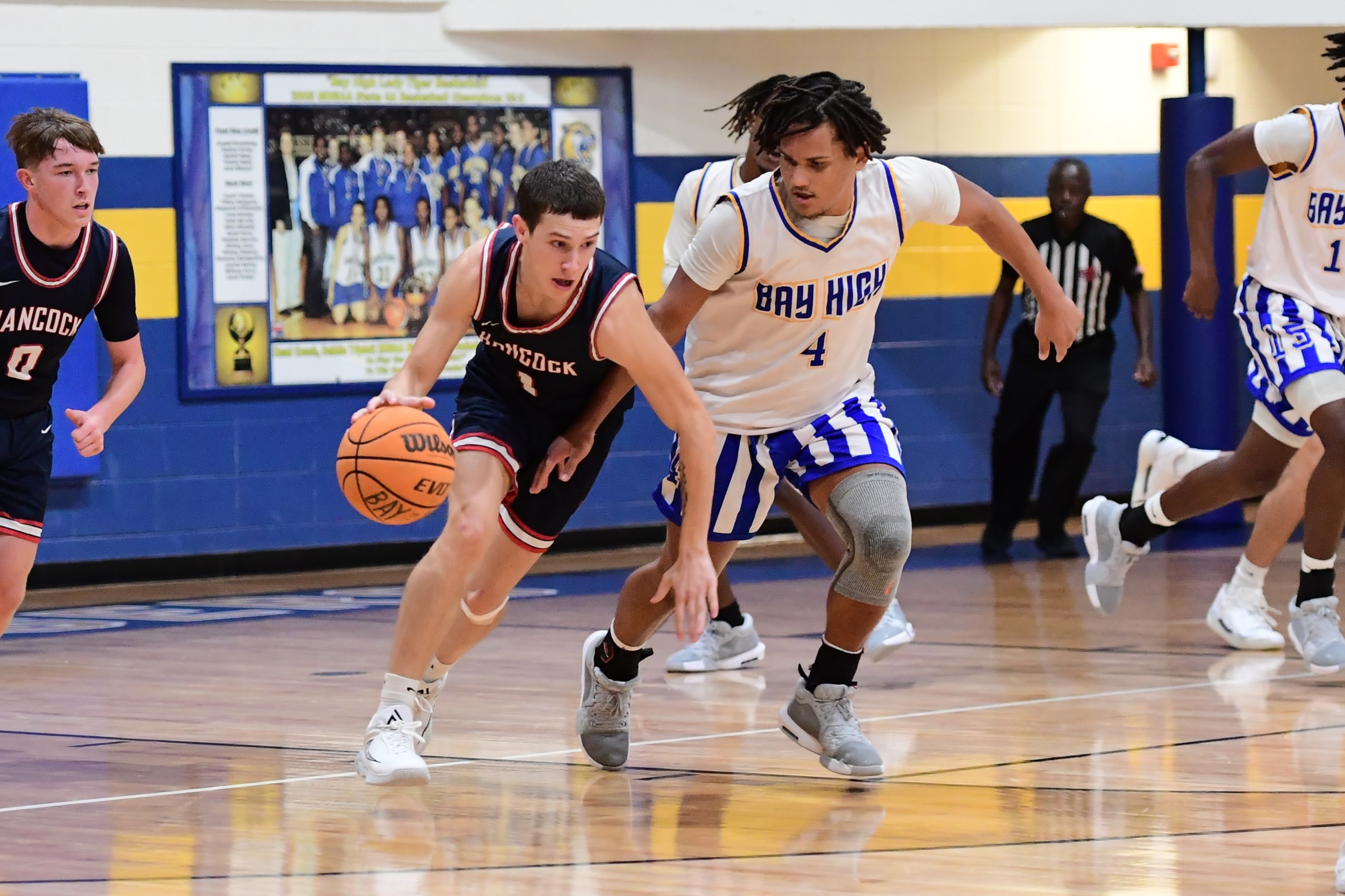 Prep Basketball: Hancock sweeps pair of games from Bay High in the Tigerdome Tuesday night