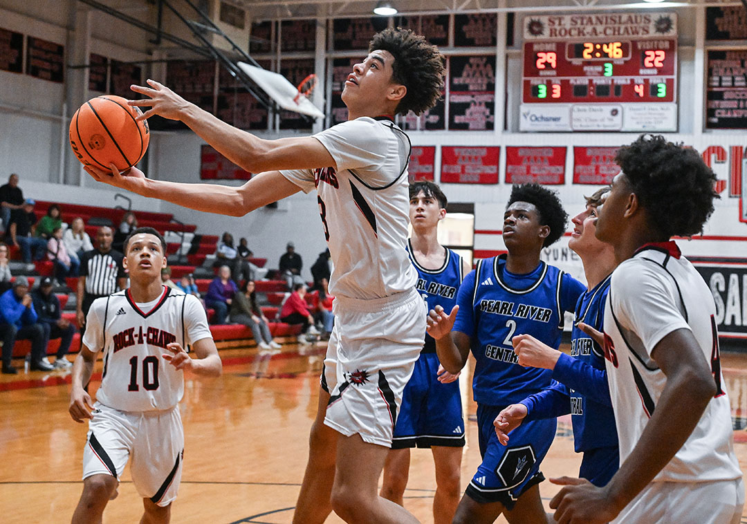 Prep Basketball: St. Stanislaus slaps Pearl River Central in Monday matinee in the Bay 57-40