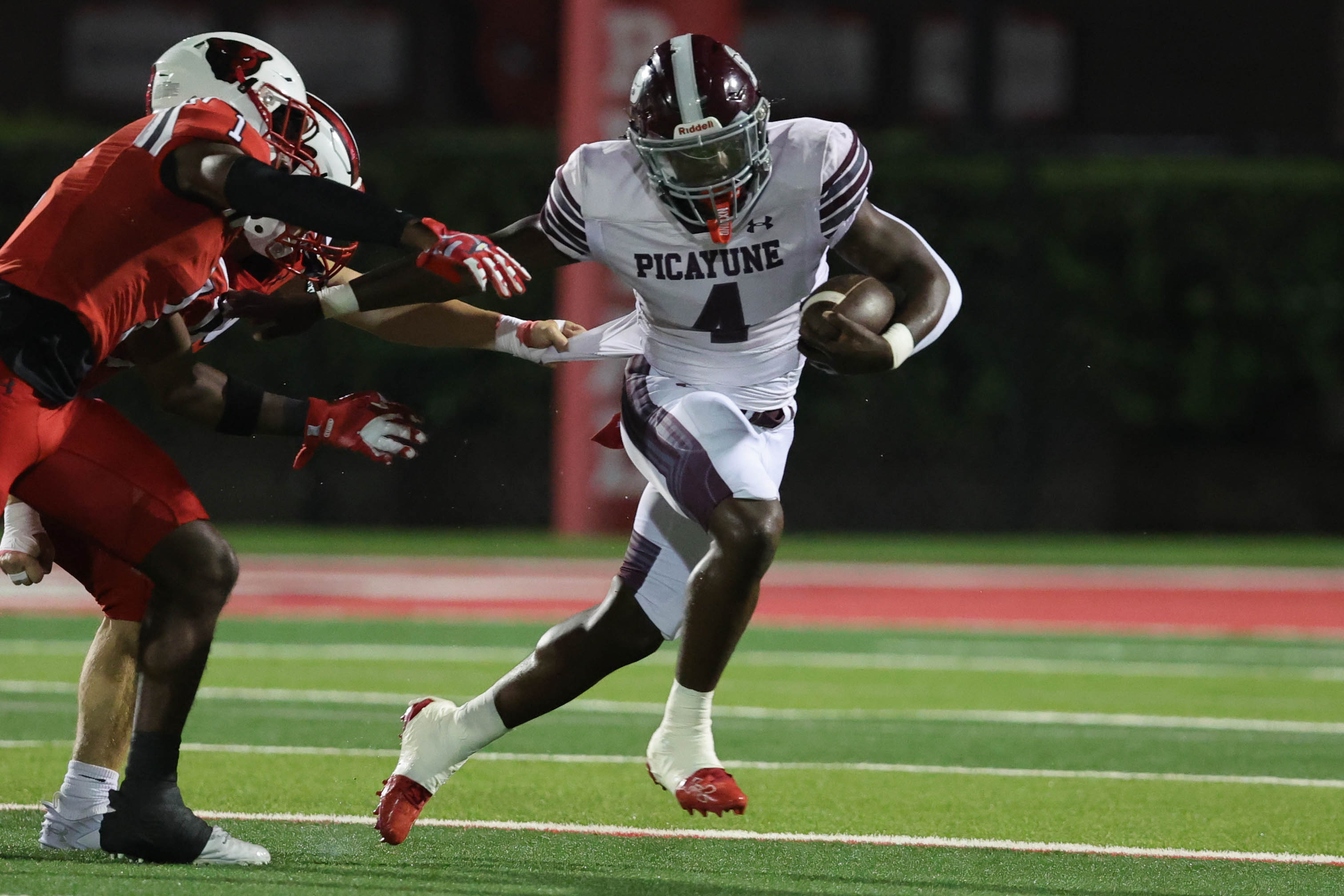 Prep Football: Picayune standout tailback Darrell Smith  gets the latest “Baria Law Firm Game Ball of the Week”
