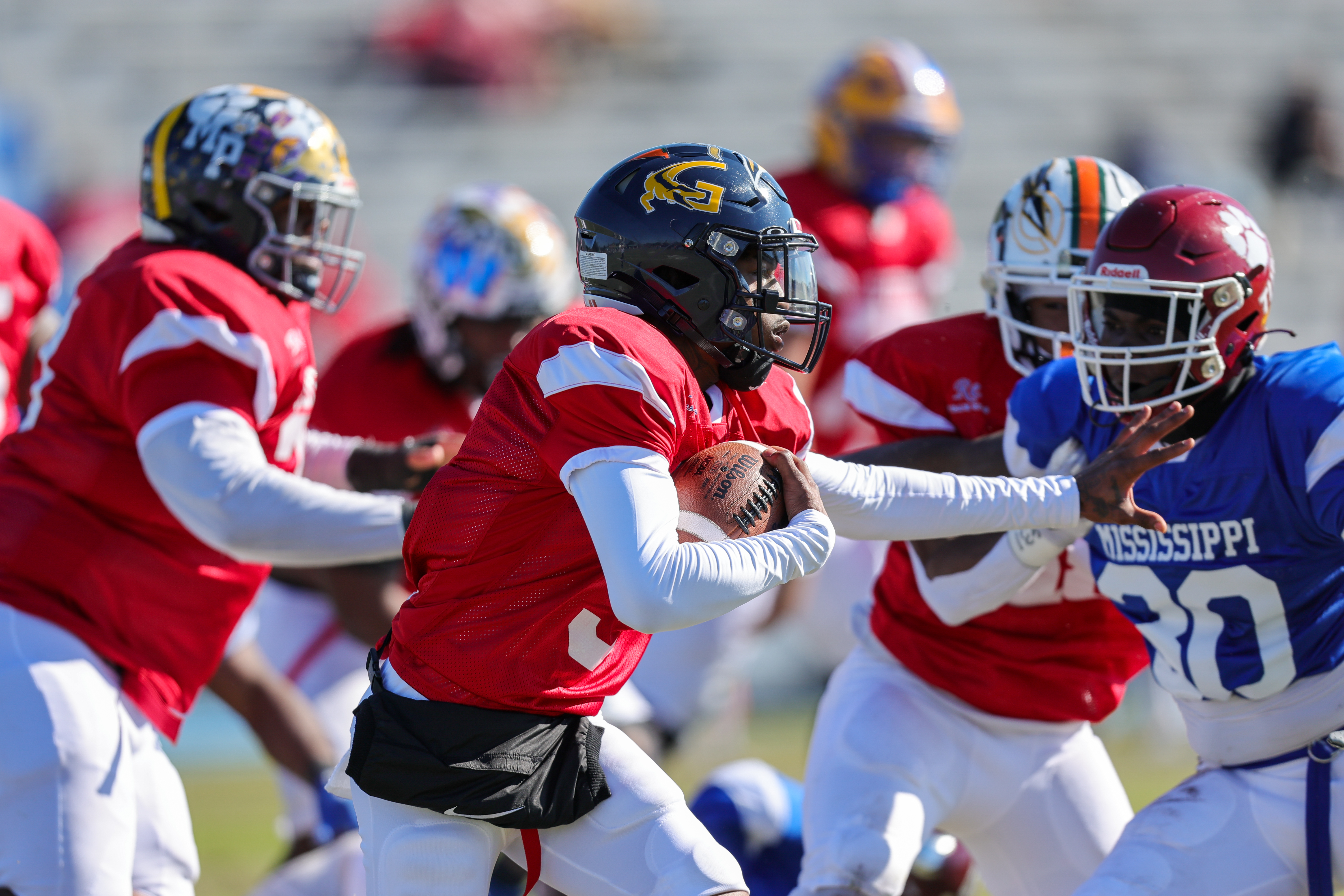 Prep Football: North slips past South 16-13 to snap losing streak in annual Bernard Blackwell Game