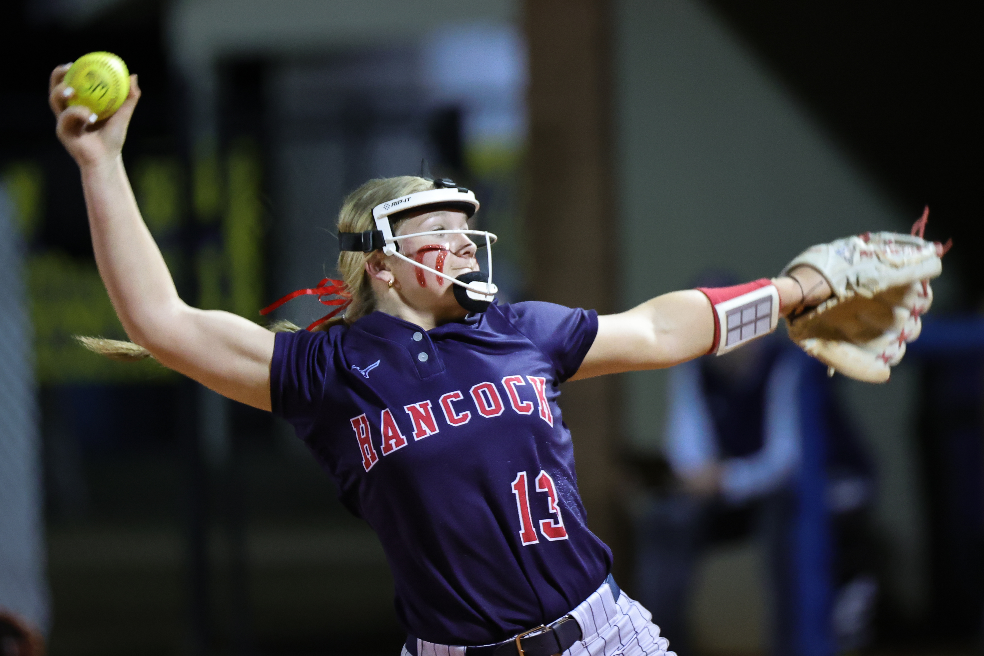 Prep Softball: Hancock senior standout DeWitt twirls perfect game in 4-0 win over Pascagoula