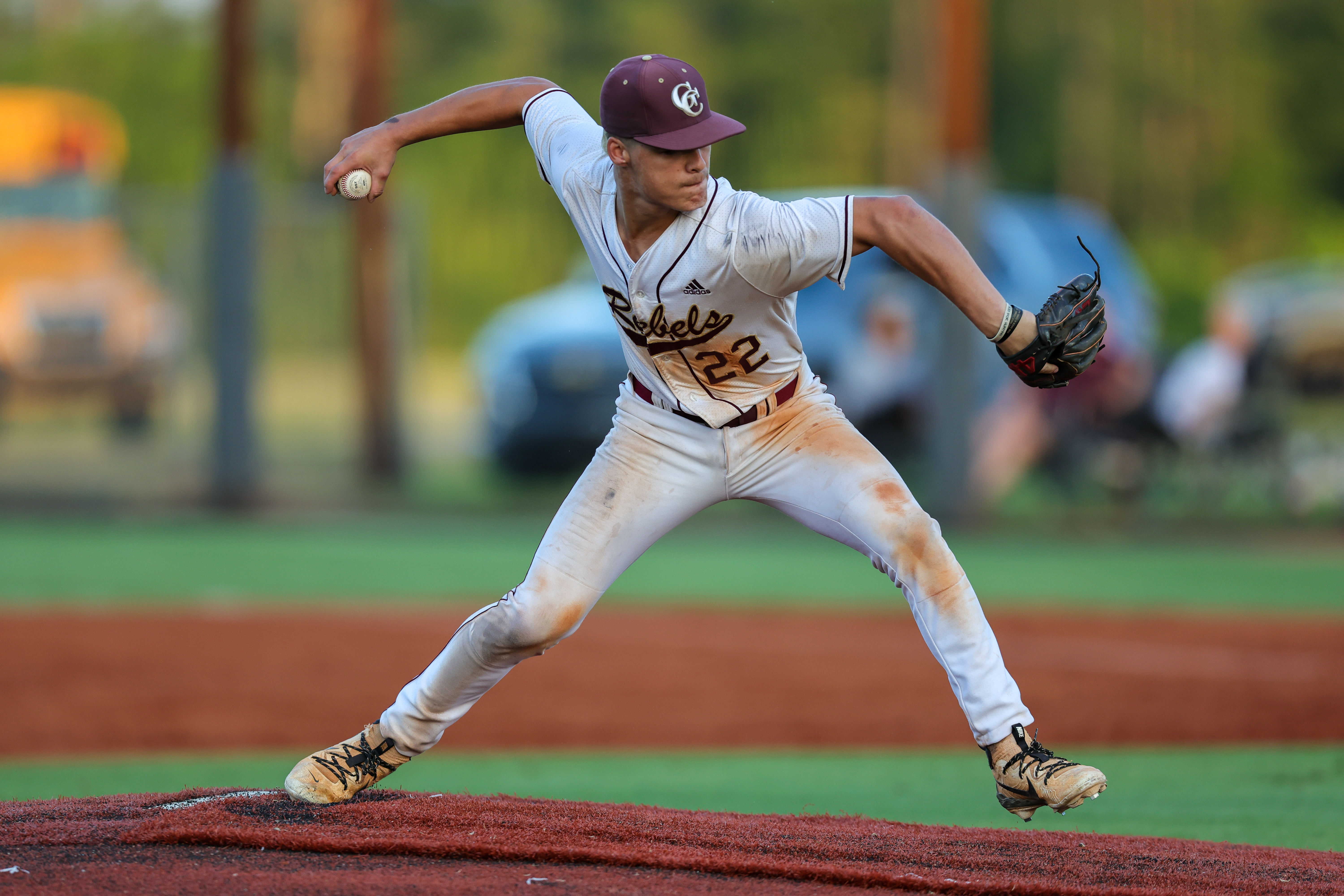 Prep Baseball: George County’s Canyon Reeves gets the “Baria Law Firm Game Ball of the Week”