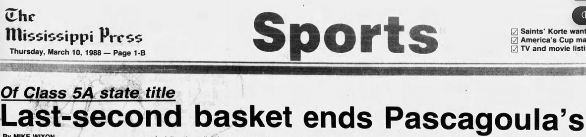 Prep Basketball: Trio of 1988 Pascagoula standouts will be honored Saturday night