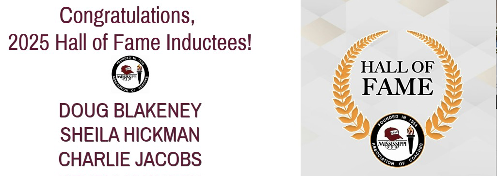 Blakeney, Jacobs among five honored by Mississippi Association of Coaches with Hall of Fame status