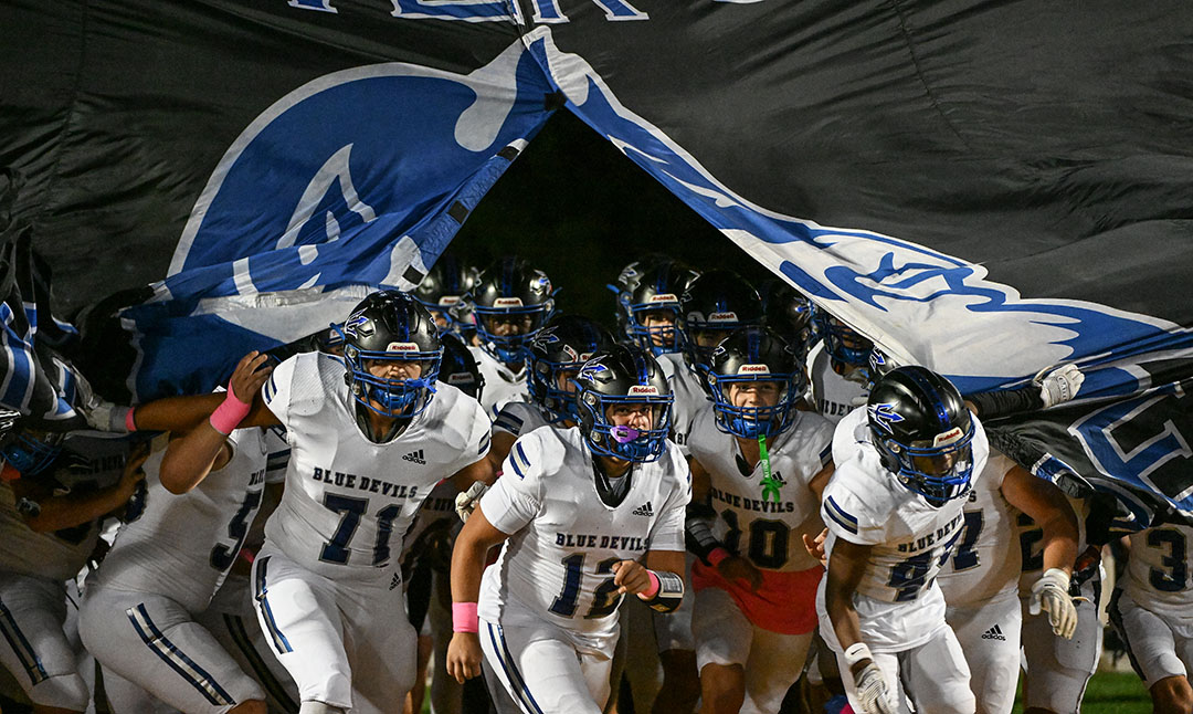 Prep Football Notebook: Blue Devils won’t put as many miles on the team bus this season