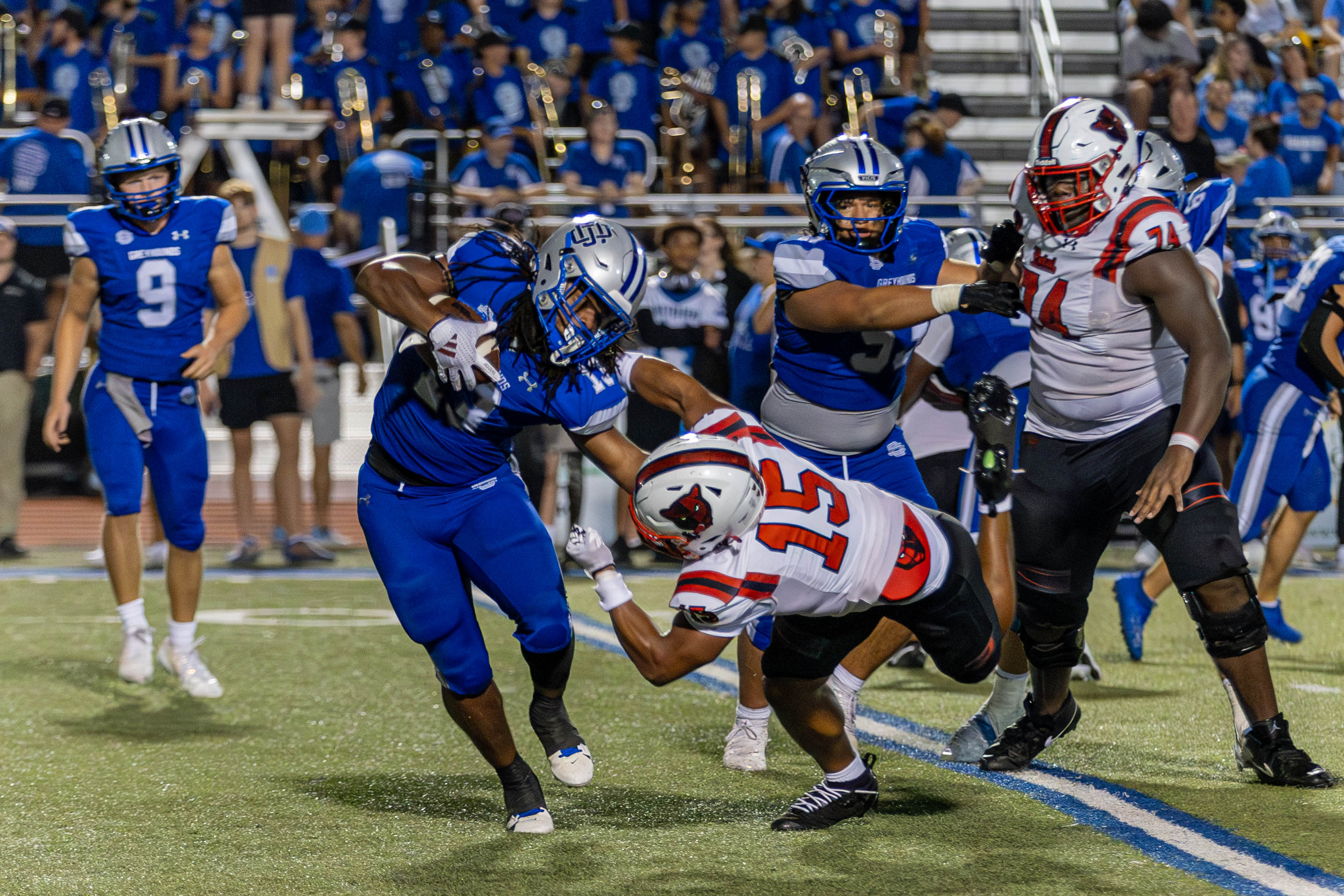 Prep Football: Greyhounds pick Petal apart in 27-17 win Friday night
