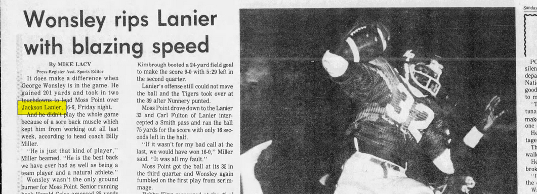 Prep Football: Trying to stop a 10-game losing streak, Moss Point hosts Lanier for the first time in 47 years