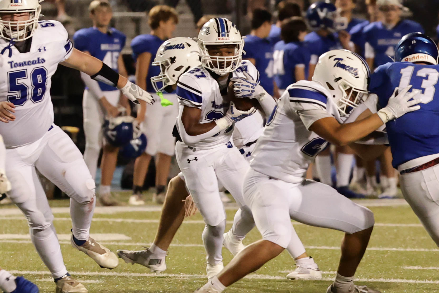 Prep Football: Tomcats knock off Vancleave 30-23 to move closer to Region 4-5A title