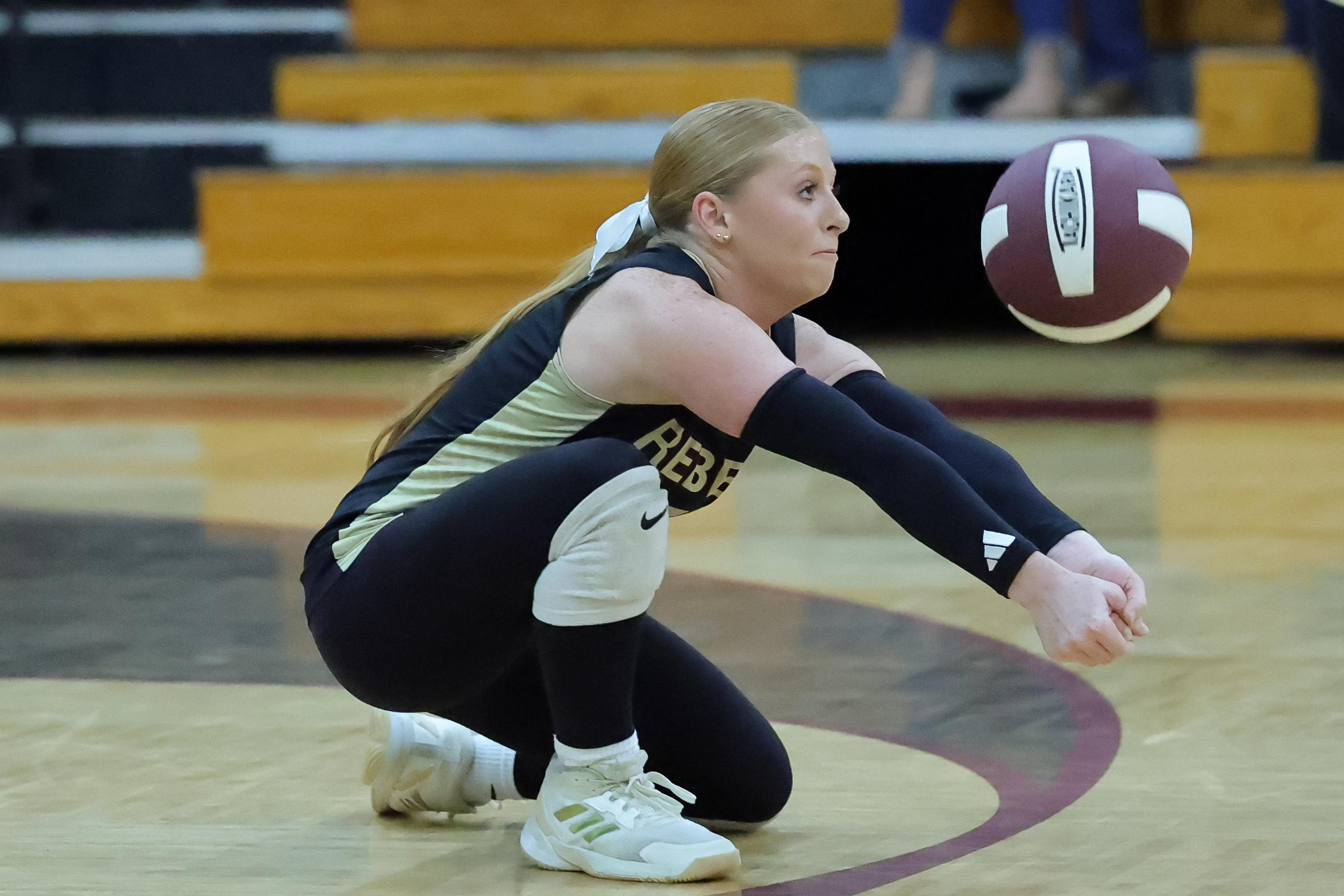Prep Volleyball: Third time is the charm for Lady Rebels over Lady Hawks