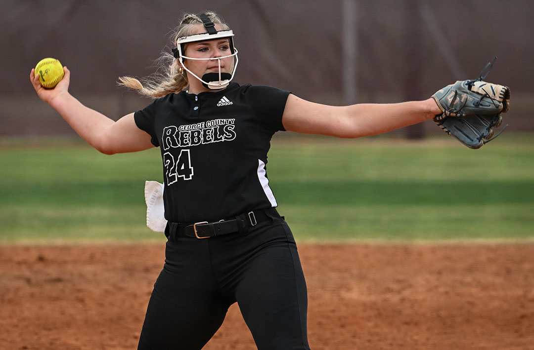 Prep Softball: George County’s Davis is the “Southern Six Senior Spotlight” sponsored by Burnham Drugs
